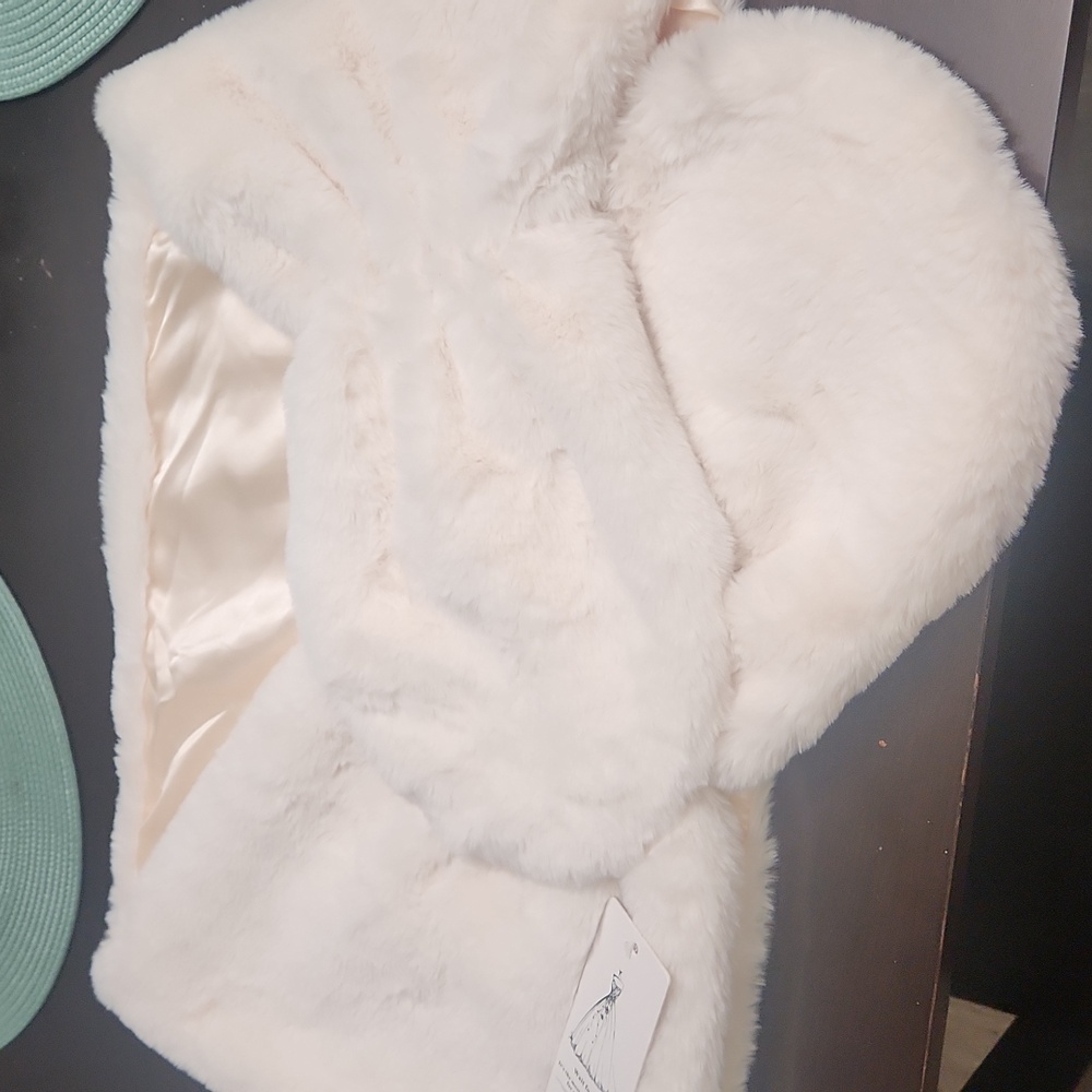 Faux fur wrap